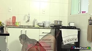 In quarantine, I fucked my friend's hot milf stepmom with anal