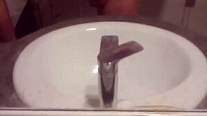 young guy casually masturbates alone