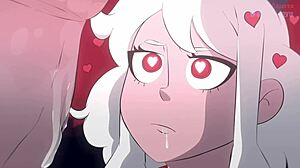 MODEUS THE LUSTFUL DEMON SUCKS MONSTER COCK!