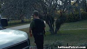 gorgeous latina babe cockriding in interview