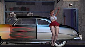 hot rod dancer alexxa shaking her ass so sexy! 😘