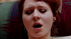 Cute teen drills her pink pussy with dildo