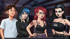 summertime saga episode 163 in cartoon anime style