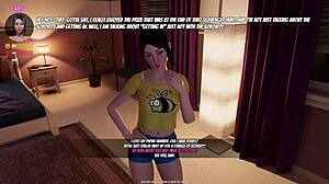 so cute when she eats my cum in house party game with amy, i love it!