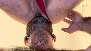 Hot bear fucked me bareback with my panties on, interracial monster cock?