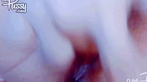 Hey, check out this amateur Asian fingering her pussy up close. So hot!