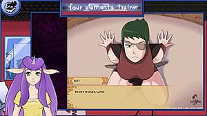 I enjoy the blowjob from muscular guard in Avatar hentai