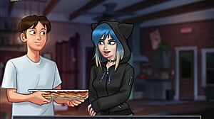 summertime saga episode 163 in cartoon anime style