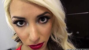 Hairy Italian Teen Masturbates as Suspended Step Sis