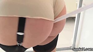 Unfaithful UK Milf Sonia Teases with Huge Melons