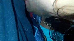 Babe on her best friend's porch in public