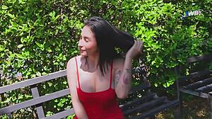 Colombian Blonde Deepthroats and Squirts on Big Ass!