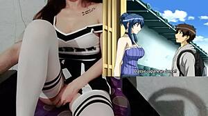 Hot Latina Maid Fucks Wife of Painting Teacher in Hentai