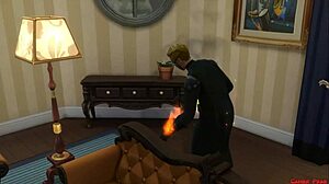 lucy from fairy tail in anime scene