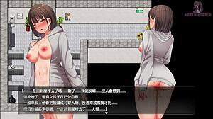 Night Walk 17: Naked Elevator Ride Climax!