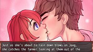 Harem hentai game ep3 farmer's daughter plays wild 🐴