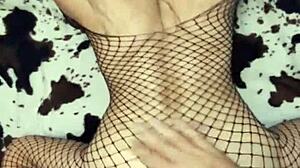 my wife in stockings gets anal