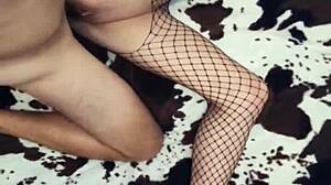 my wife in stockings gets anal