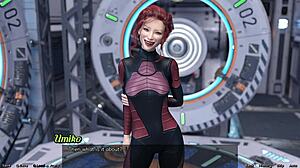 I feel emotional showcasing my project as asian milf scientist in space.