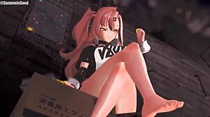 Nicole Demara's Big Tits Bounce In 3D Animation