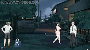 Shameless milf exhibicionista showing off big tits and ass