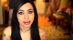 I joined this bukkake gangbang with Jasmine Dark