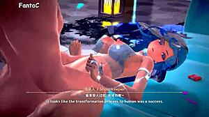 The Shorekeeper Guards the Coast in Anime Style