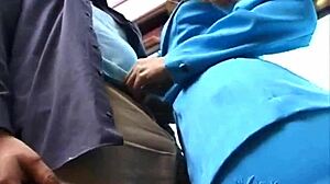 asian teacher babe blows her student in steamy classroom action