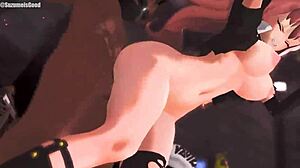 Nicole Demara's Big Tits Bounce In 3D Animation