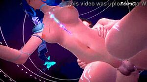 The Shorekeeper Guards the Coast in Anime Style