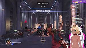 Vtuber Lewdneko Plays Overwatch And Gets Spanked Part 2