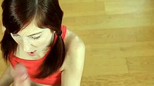 Teen Surrenders To Cock Sucking