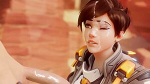 tracer pays a bet with friends