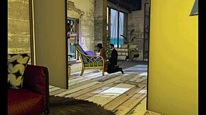 Caught sneaking a quickie at wedding