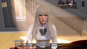 Genç 3D Anime Vahşi Aksiyonda