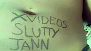 Horny slut gets wet
