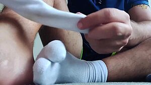 step gay dad shares emotional secret with stepson involving feet fetish