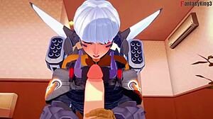 Valkyrie Giving Intense Blowjob In Pov Fantasy Scene