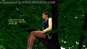 Sims 4 Back To The Future XXX Parody With Interracial Group