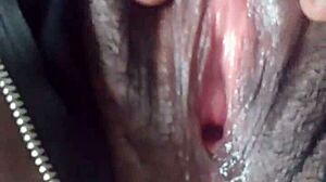 Horny slut gets wet