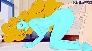 Panchy and Zangya Fuck Bulma's Mother in Intense Dragon Ball Hentai Creampie