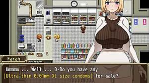 Blonde Heroine Trapped on Roof in Otherworld Adventure