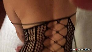 Amateur model pounded hard with cum facial. What a messy finish! 😈