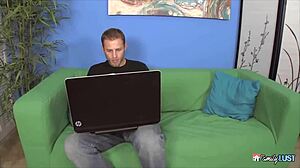 Super hot blonde teen takes monster cock deep in pussy