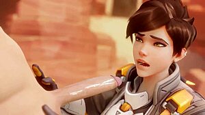 tracer pays a bet with friends