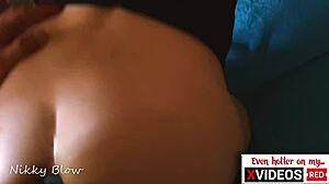 getting a huge cock inside my pussy with butt plug in sensual doggy sex