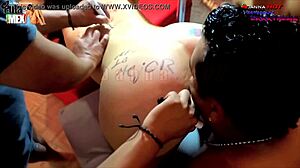 Public gangbang with Danna Hot turns extremely exciting outdoors