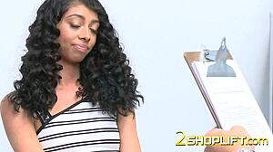 hot officer catches petite teen thief red handed