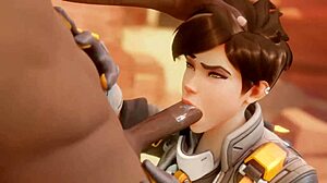 tracer pays a bet with friends