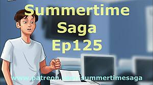I enjoy playing Summertime Saga episode 125 with its erotic cartoon anime style